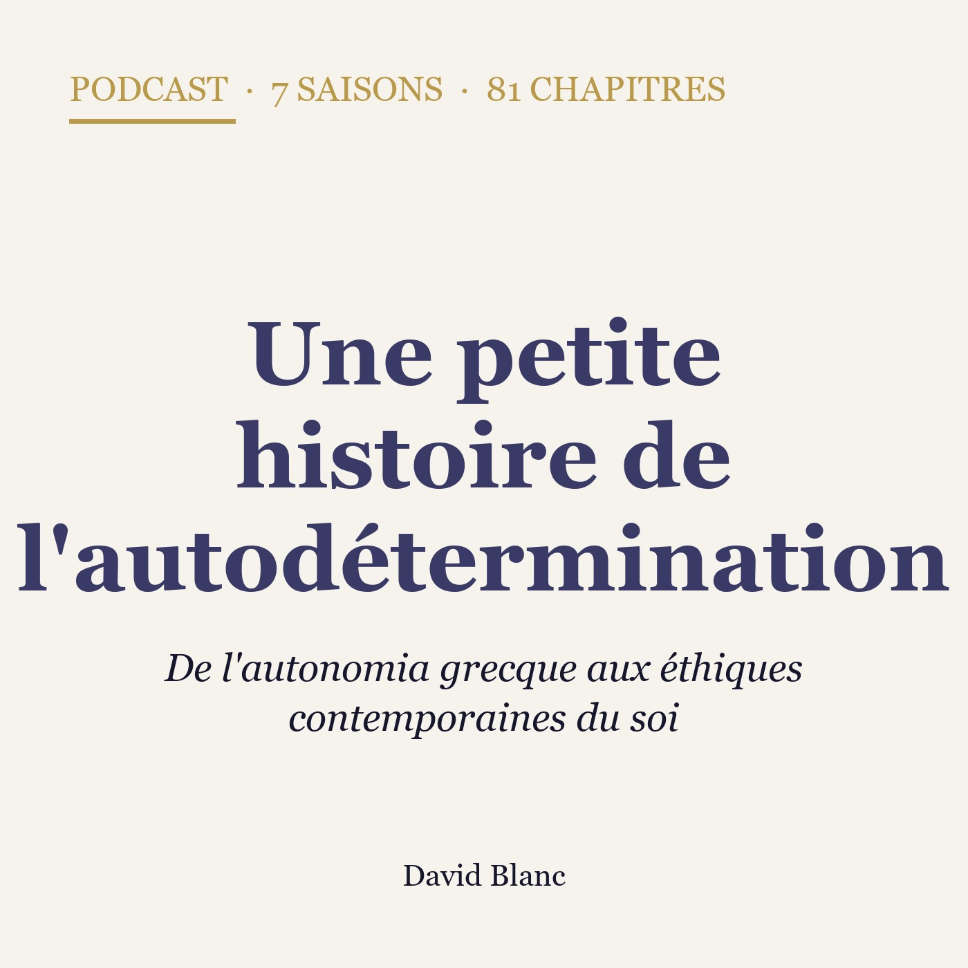 Une petite histoire philosophique de l'autodétermination